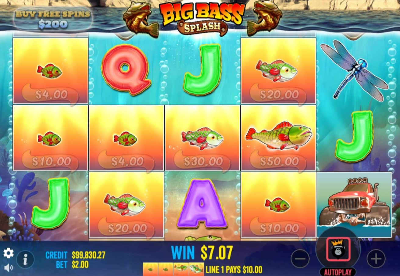 Big Bass Splash Win