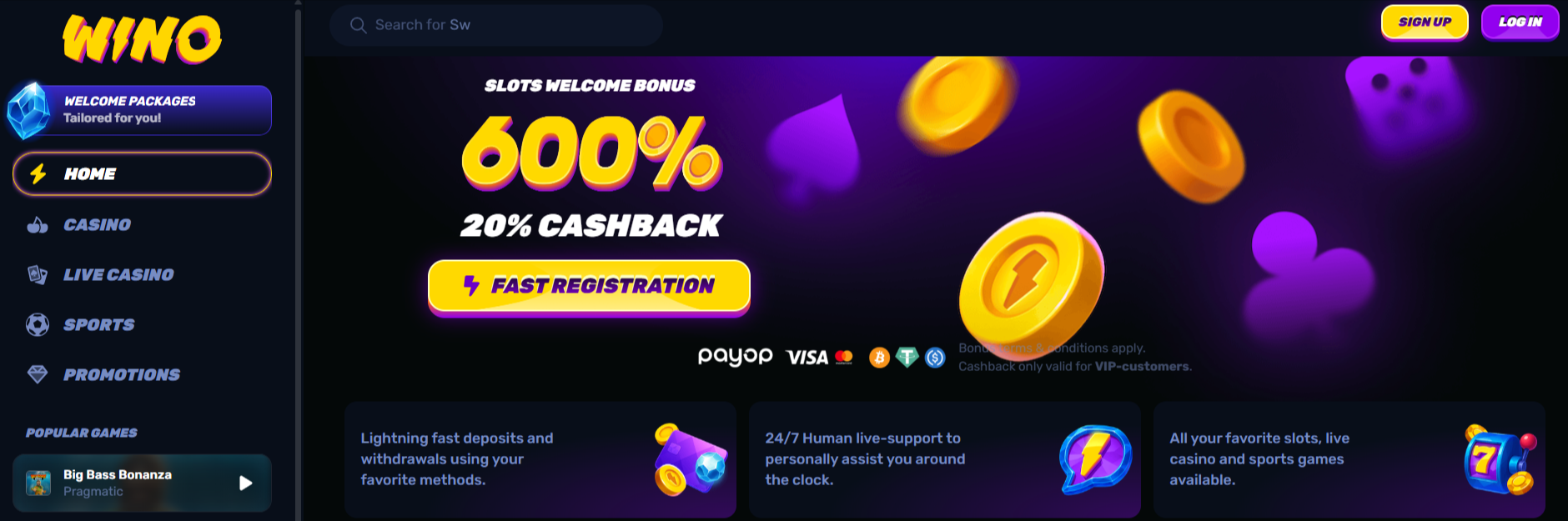 Wino Casino UK — Fast Access Review for United Kingdom Players