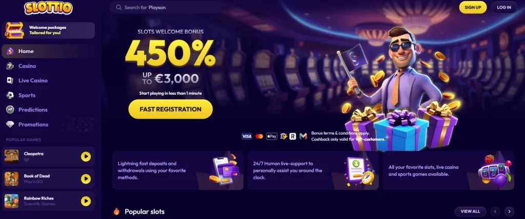 Slottio Casino Review