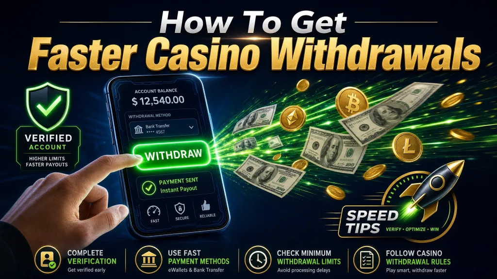 Fast payout Australian casinos with instant withdrawals
